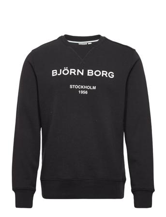 Borg Crew Sweat-shirt Genser Svart Björn Borg