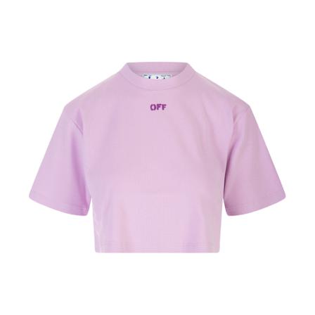 Off White T-Shirts Pink, Dame
