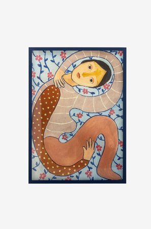 Bloomingville - Floriesta Illustration med ram - Flerfärgad - Tavlor - Från Homeroom