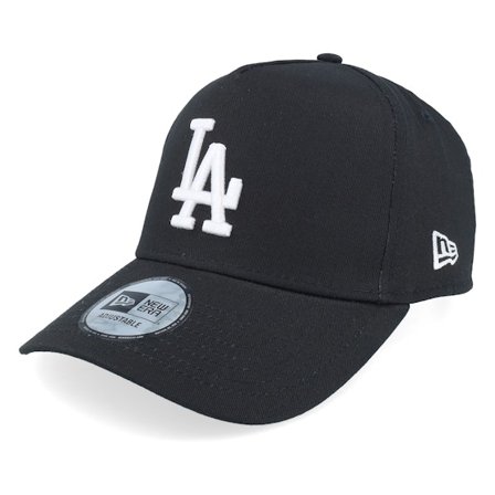 New Era - MLB Noir adjustable Casquette - Los Angeles Dodgers League Essential Black A-frame Adjustable @ Hatstore