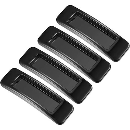 4 kpl (musta) itseliimautuvia kahvoja, itseliimautuvat liukuovet