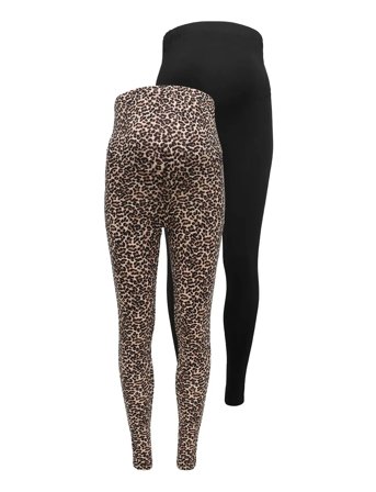 Only Maternity | Olmlovely Life New Leg 2Pck Aop Jrs Noos | L