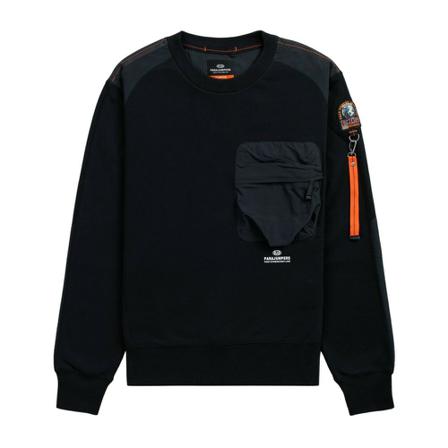 Parajumpers Black Sweatshirts ; Hoodies Sort, Herre