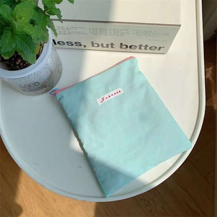 Kosmetisk väska Canvas myntväska GRÖN TYP A TYP A