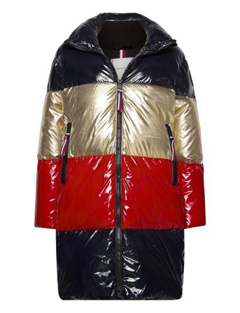 Colorblock Down Maxi Gold Tommy Hilfiger