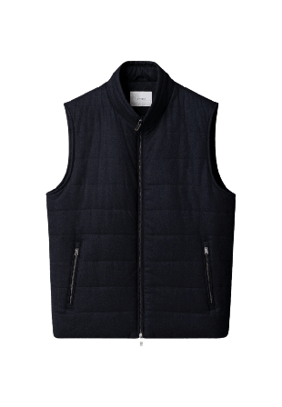 Eton Vadderad Väst Jackor Herr Blå M