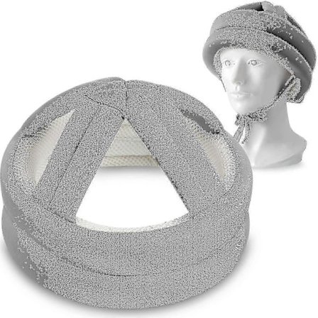 Fallskyddande Hjälm för Äldre, Tjock Mjuk Skyddande Hatt, Justerbar, Fallprevention för Seniorer, Huvudskydd, Andningsbar Hjälm för Äldre