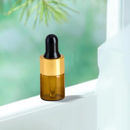 Glasögonflaskor med droppare, flaska för eteriska oljor