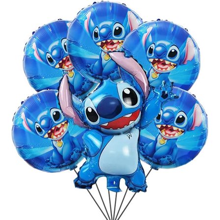 6 st Lilo och Stitch Ballonger, Lilo och Stitch Festdekoration
