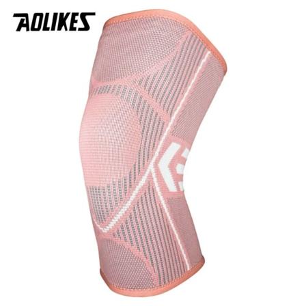 AOLIKES 1 STK Knästöd Stöd för artrit Led Nylon Sport Fitness Kompressionsärmar Knäskydd Cykling Löpskydd Pink XL