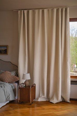 Jotex - Blendingsgardin - 1 Lengde - Ekstra Bred Pudderbeige - NOCTIS - Kjøp Multifunksjonsgardiner hos Jotex