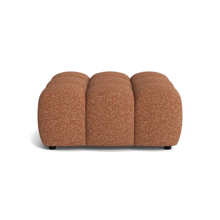 Puffy puf, 95x95 - Puente Brun terracotta - 95x95x40 - Puf