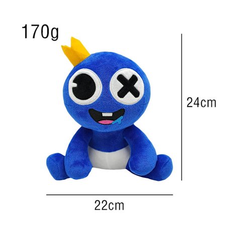 Rainbow friends roblox baby plyschdocka Rainbow baby blå