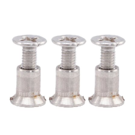 3x Skruvset NAB HUB 1/4" BANDSPOLAR 10,5" AMPEX TEAC RMGI STUDER REVOX