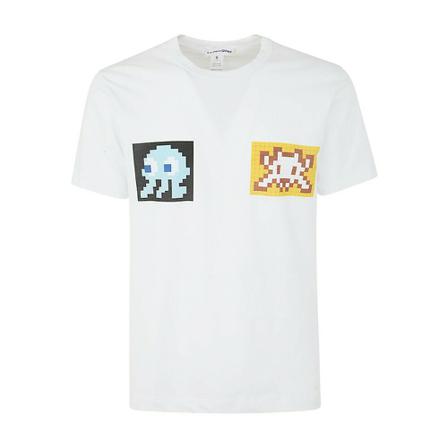Comme des Garçons, T-Shirts Wit, Heren, Maat:L