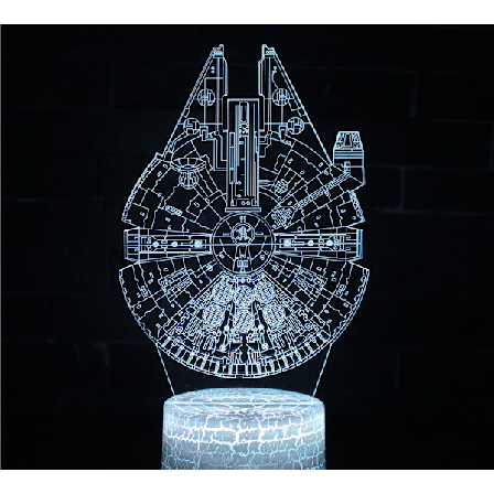 3D-lamppu, LED-illuusio y valo, 16 v ri vaihtuva 3 mallia kaukos timell ja lykk ll kosketuskoristelampulla - T ydellinen joulu- ja syntym p iv lahja 