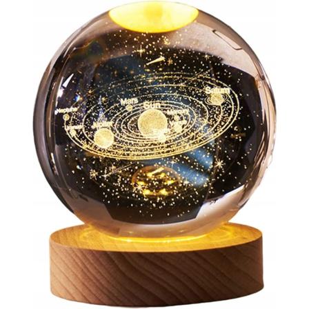 Crystal Ball Night Light 520 Avläggande av födelsedagspresent för barn Praktisk och kreativ gåva
