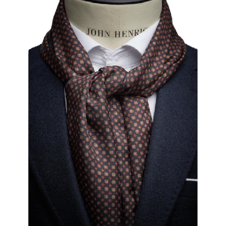 John Henric Wool & Silk Scarf Halsdukar scarves Herr Svart ONESIZE