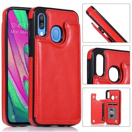 Samsung Galaxy A20E - Praktiskt Skal med Kortfack NKOBEE