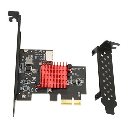 USB3.2 GEN2 Front TYPE E Udvidelseskort 10Gbps Understøtter KEY A TYPE E PCIE 3.0 2X Interface Udvidelseskort til Win8 til Win10 ASM3142 Hovedkontrol