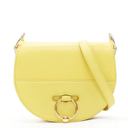 JW Anderson Pre-owned Pre-owned Leather shoulder-Tass , Geel , Dames , Maat: ONE Size Vintage Tassen