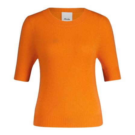 Allude Sleeveless Strik Orange, Dame Striktrøjer