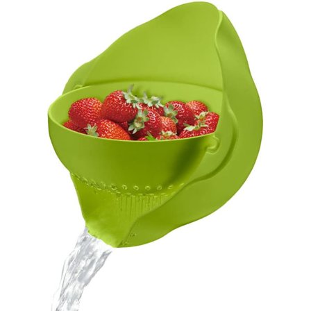 Slagtratt för mat, multifunktionell köksavrinning med avtagbar