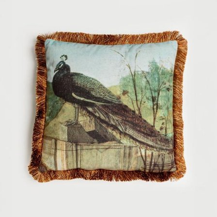 Dekorativ pude 45x45cm flerfarvet polyester