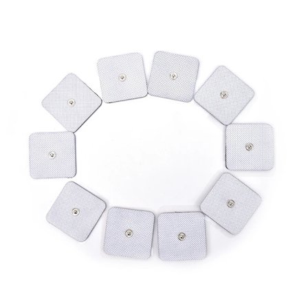 10/20 kpl Sähköinen vartalon hierontalaite 4X6cm Tens-nastat Elektrodityynyt Kuitukangas Liimageeli Tahna Elektro-tikku