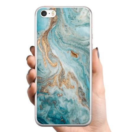 Apple iPhone 5 TPU Mobilcover Magisk Marmor