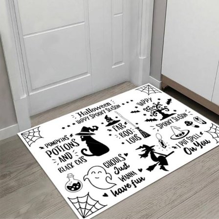 Halloween Dørmåtte Græskar Dørmåtte STYLE 9 STYLE 9