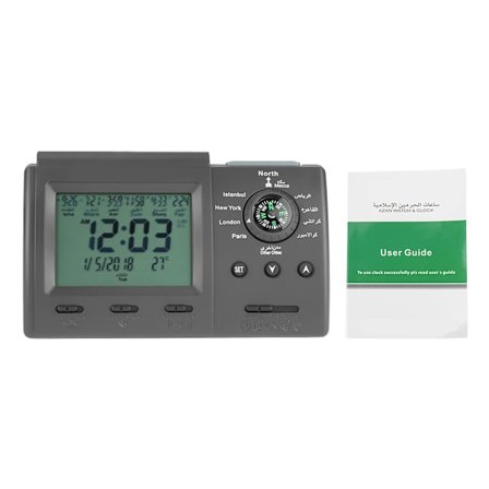 Digital Automatisk Islamisk Azan Muslimsk Bøn Alarm Bordur (Ingen Batteri)