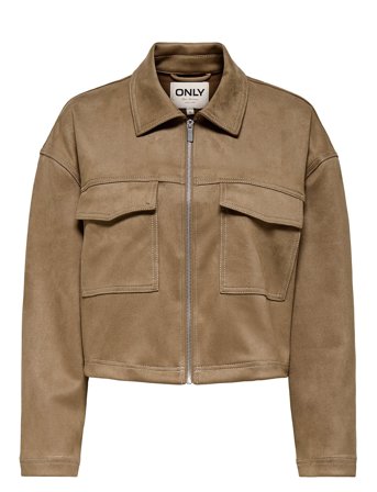 ONLY | Onlstina Life Faux Suede Jacket Cc Pnt | L