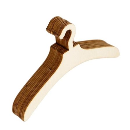 10 stk Mini Tretre Kleshengere Dukke Tilbehør Dukkeklær Frakk Kjole Oppbevaringsboks for Barn Håndverksprosjekter (Som vist på bildet)