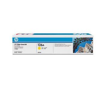 HP-CE312A-HP LaserJet 126A gul tonerkassett-Printing ink, toner & paper-Toner til printer