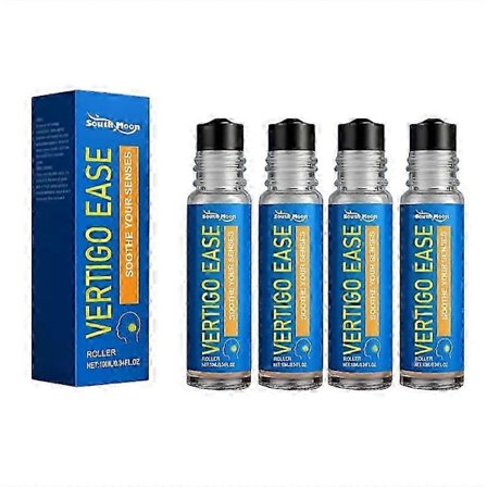 1-5x Vertigo Ease Roller 10ml Örtessens Roll-On för Yrsel Lindring Portabel Eterisk Olja