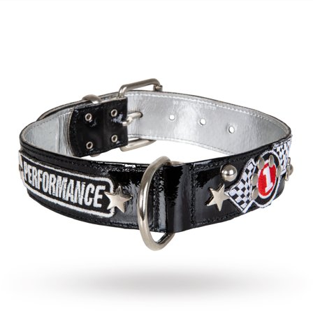 DoggiDog - Formula One Svart Halsband- Hundhalsband