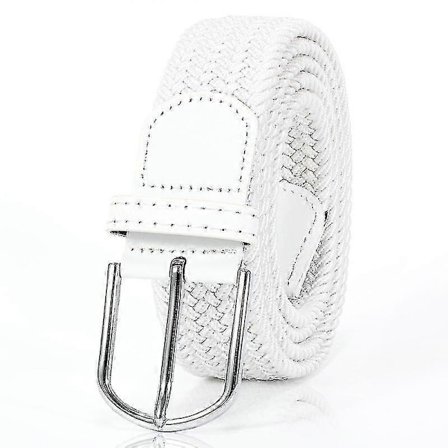 Flettet elastisk belte i lerret for menn og kvinner