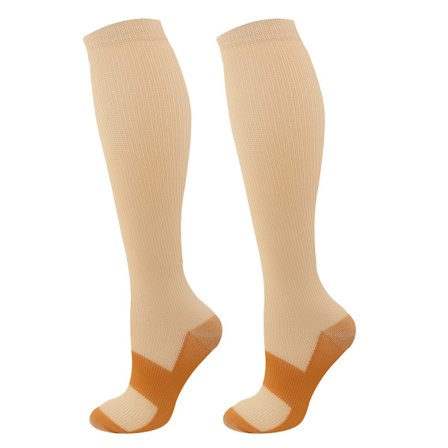 Kompressionsstrømper til mænd og kvinder, graduerede kompressions knæstrømper til cirkulationsstøtte, medicinsk kvalitet, rejse-essentiel med 