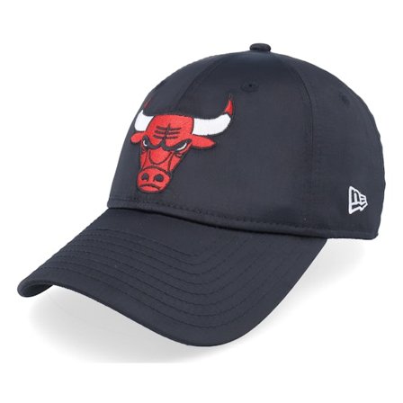 New Era - NBA - Black - unconstructed - Cap - Chicago Bulls Womens NBA 9TWENTY Black Dad Cap - Hatstore