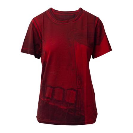 Balenciaga Vintage Pre-owned Printed Short Sleeve T-Shirt , Rood , Dames , Maat: M