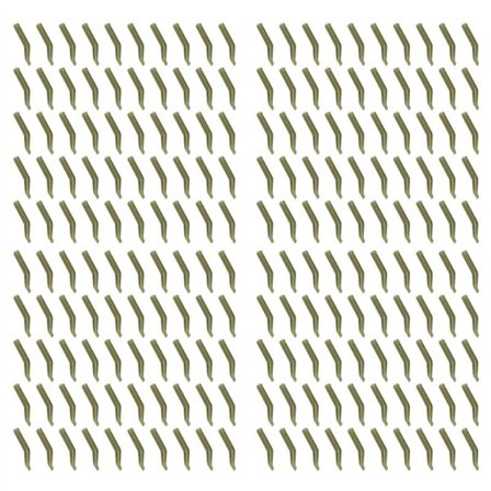 200 stk./sæt Karpefiskeri Krogærmer Rigging Line Aligner Blød Anti-tangle Aligners Tilbehør