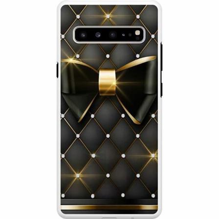 Samsung Galaxy S10 Premium Skal Gyllene Rosett