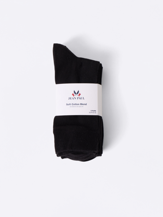 MATCH - 5 pk sokker - Jean Paul - Str. 40-45 - Herre - Pysjamas & Undertøy - Svart - 78% Bomull, 20% Polyester - resirkulert, 2% elastan