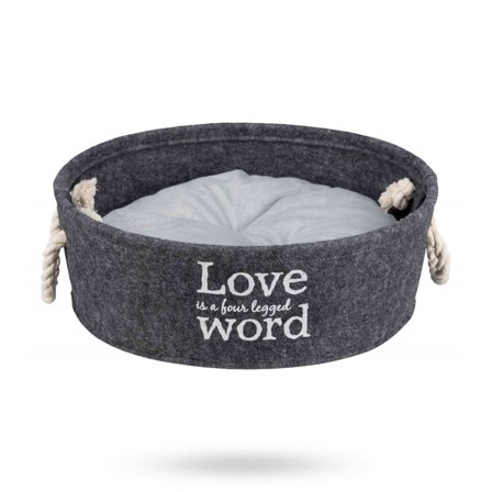 Trixie - Lian Hundeseng - Grå - Eksklusive senger, Hundesenger, Hundemadrasser & pledd Kattesenger på Doggie.no