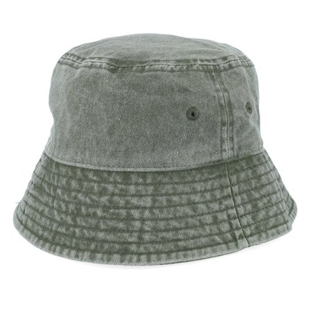 Beechfield - Grün bucket Hut - Olive Vintage Washed Bucket @ Hatstore