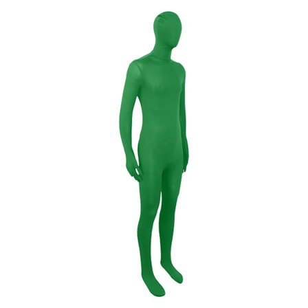Festdrakt Usynlig Morph Suit Voksen Herre Dame Full Grønn Grønn 170CM