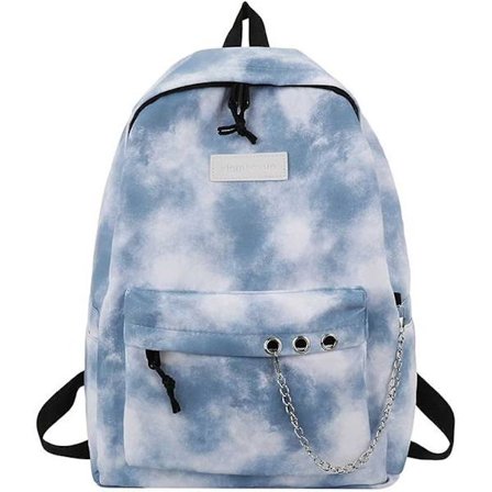 Skoletaske med lynlås til piger, stor kapacitet, sæsonbestemt rygsæk til skole, høj mode, T-rygsække, lille rygsæk til piger 10-12 år