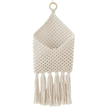 Makramé Hængepotte – Boho Vægdekoration & Netopbevaringspose (Kreativ Indretning til Hjemmet)_TF_TF
