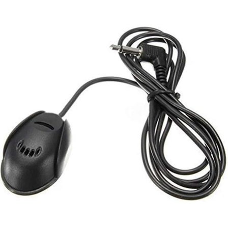 Bilmikrofon, 3,5 mm extern mikrofon, bilmikrofon, bärbar mikrofon för bilradio, bärbar extern mikrofon